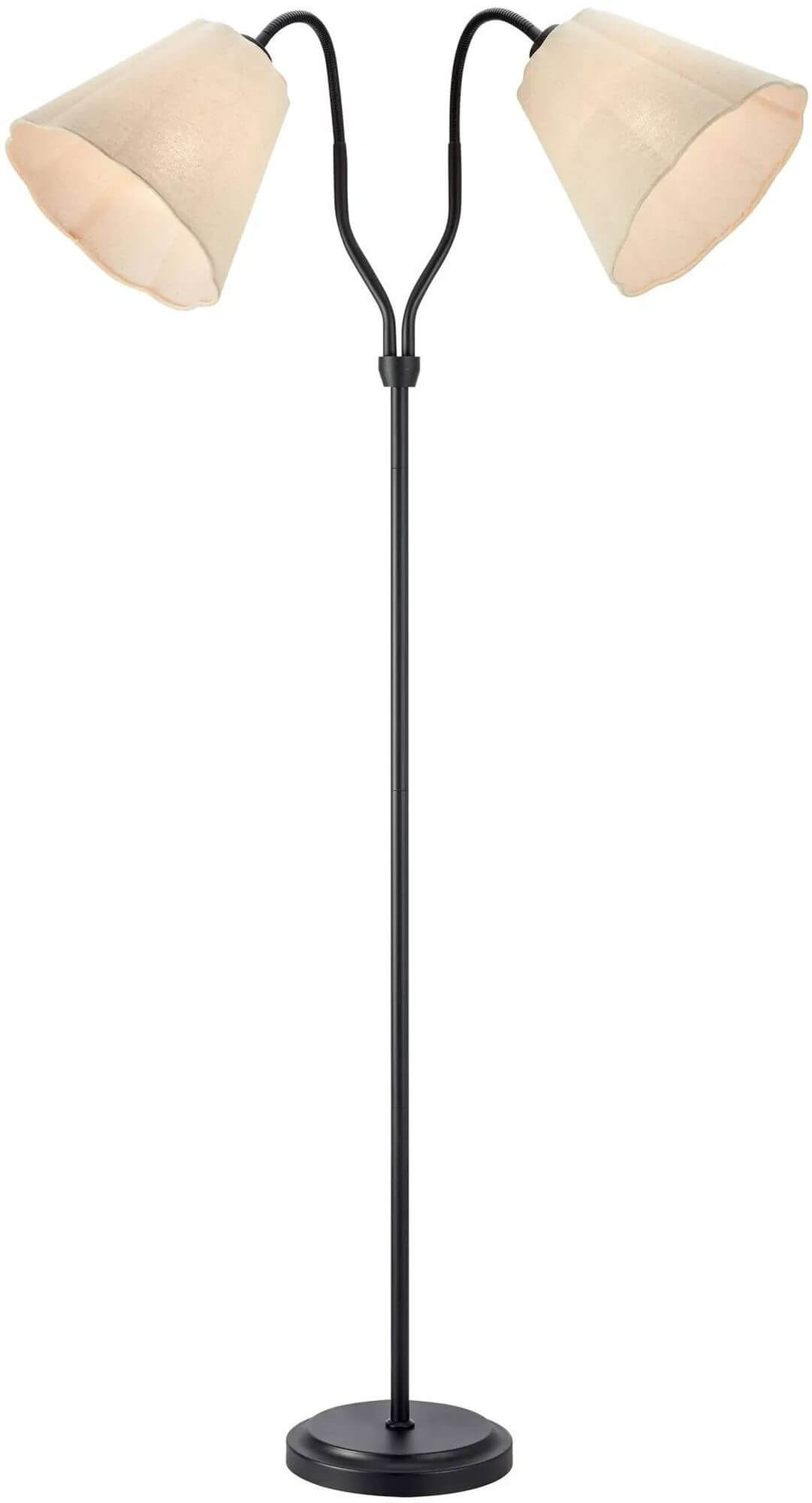 Markslöjd Veya lampada da terra 2x60 W nero-beige 109300