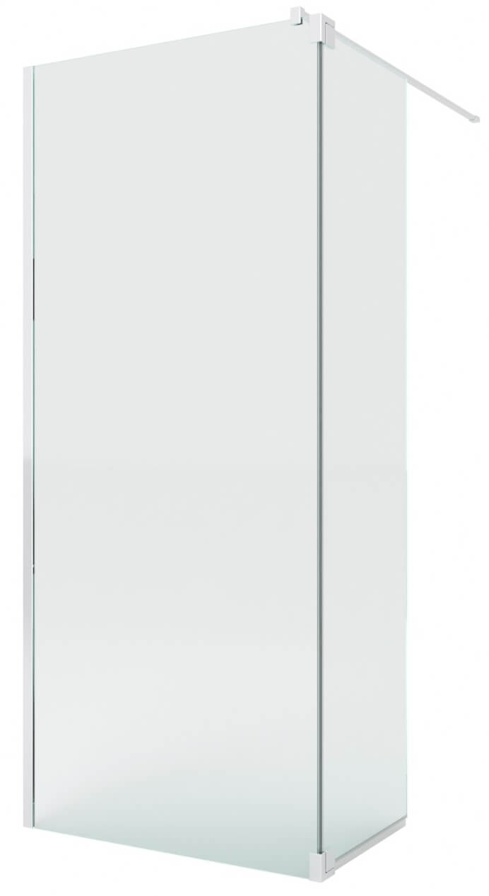 New Trendy Nesta box doccia walk-in 120x30 cm cromo lucida/vetro trasparente K-5808