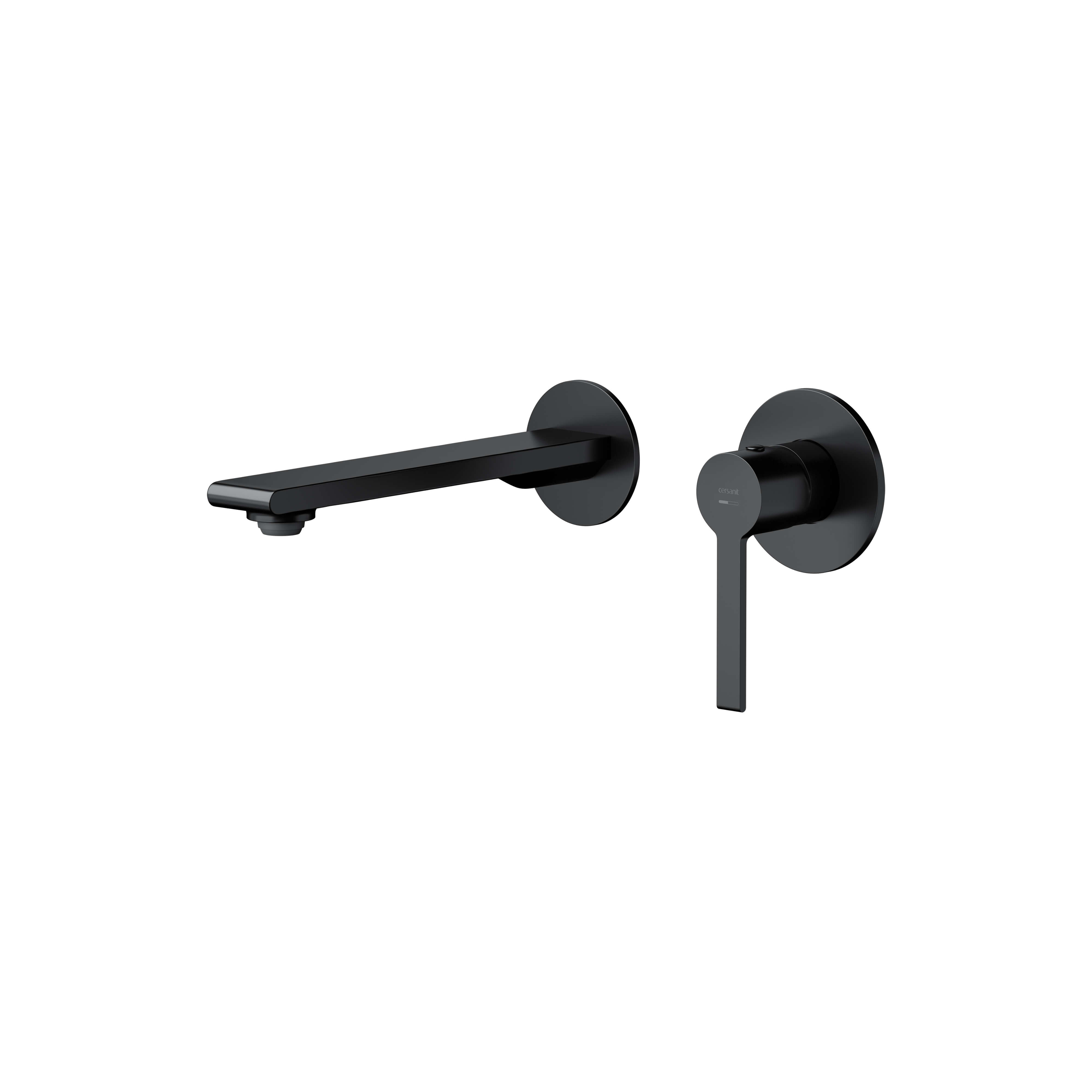 Cersanit Virgo rubinetto per lavabo da incasso nero S522-111