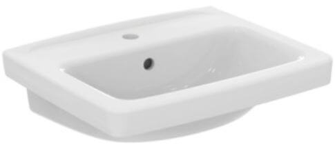 Ideal Standard Eurovit lavabo 55x44 cm rettangolare a parete bianco lucida W008301