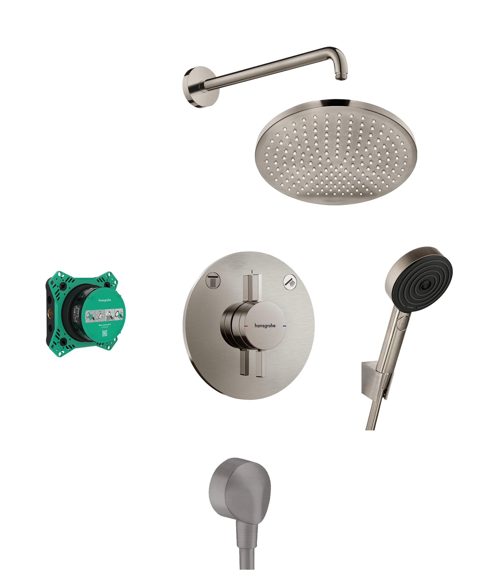 Hansgrohe Crometta set doccia da incasso con soffione || 88002391