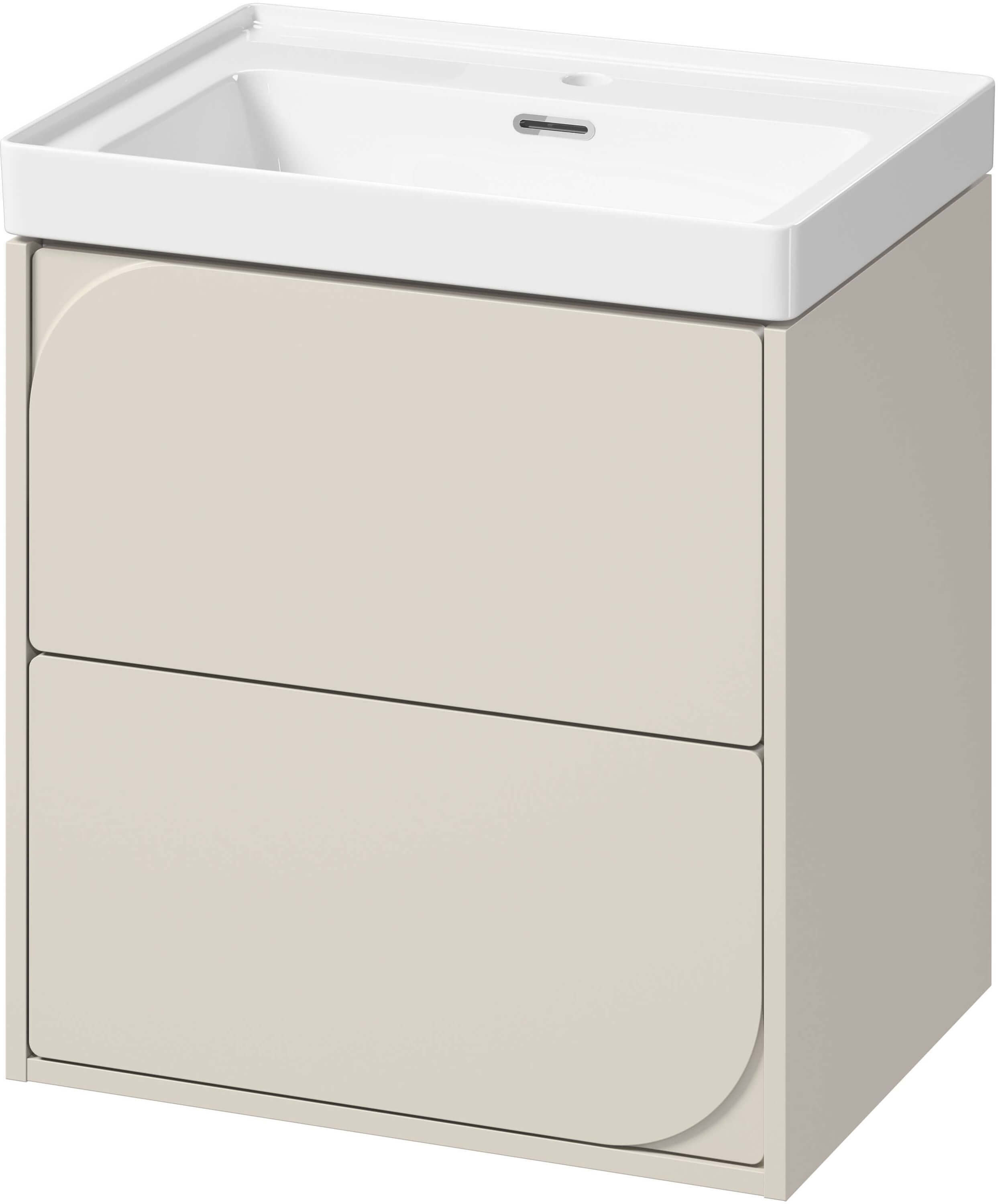 Set armadietto Cersanit Crea II S1058-025, lavabo Cersanit Crea K114-006