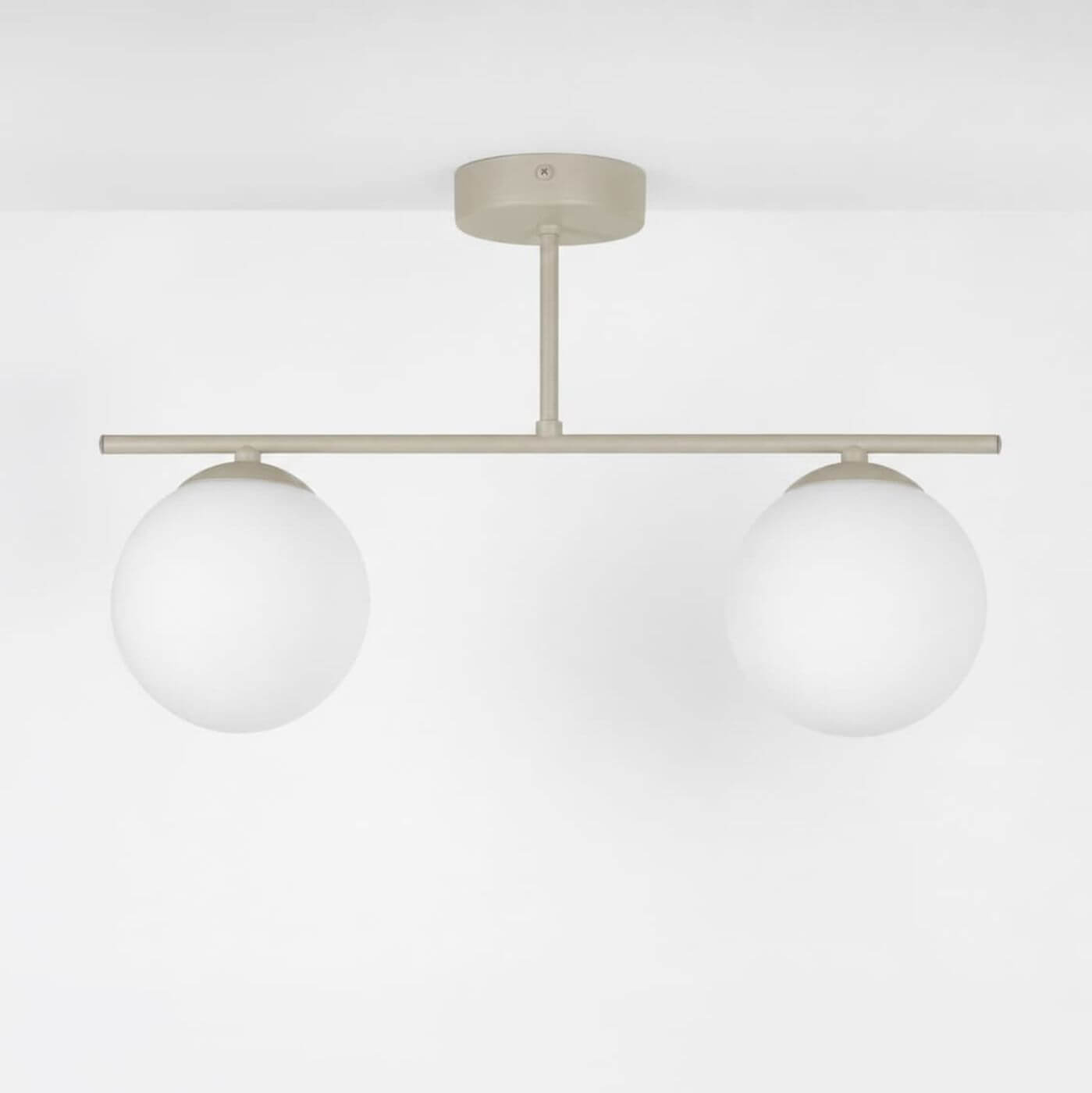 Kaja Raya lampada da soffitto 2x10 W bianco-beige K-6041