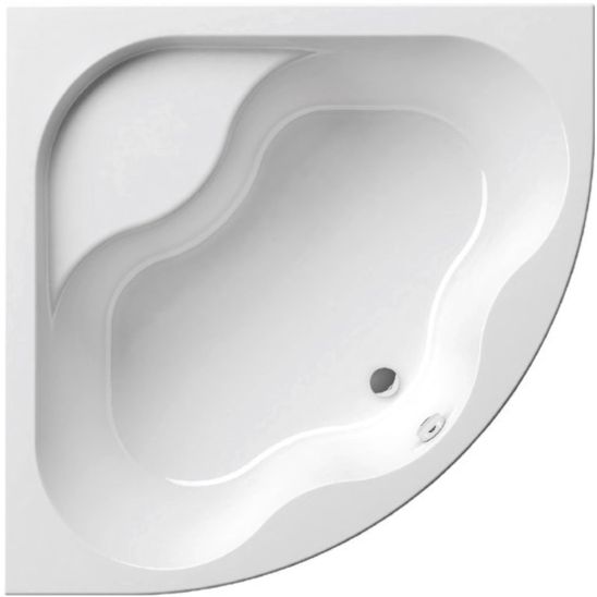 Set vasca da bagno angolare Ravak Gentiana CG01000000, sifone per vasca da bagno Viega Simplex 495121, GPX2240020