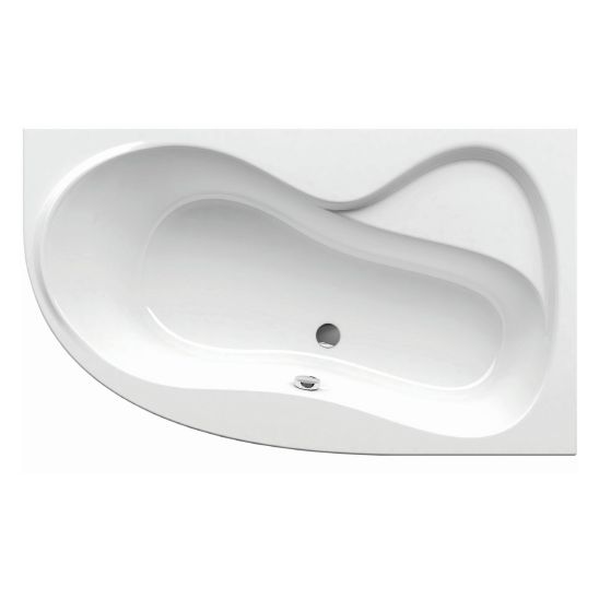 Set vasca da bagno angolare Ravak Rosa 95 C561000000, sifone per vasca da bagno Ravak X01305, GPX2240140