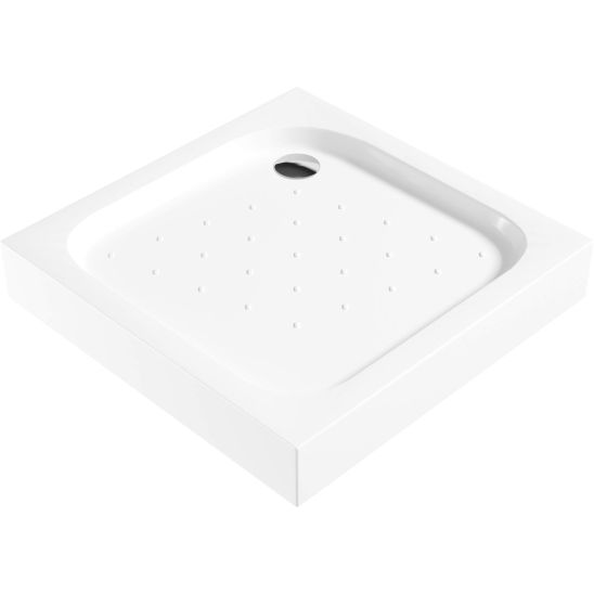 Set box doccia Deante Funkia KYC_642K, piatto doccia quadrato Deante Corner KTC_042B, NHC_025C