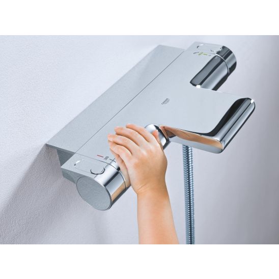 Set set doccia Grohe Euphoria 27421002, rubinetto per vasca e doccia Grohe Grohtherm 2000 34464001