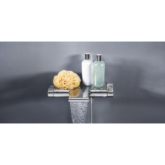 Set set doccia Grohe Euphoria 27421002, rubinetto per vasca e doccia Grohe Grohtherm 2000 34464001