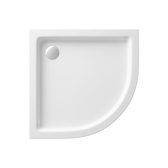 Set box doccia Cersanit Moduo S162-010, piatto doccia semicircolare Cersanit Tako S204-004