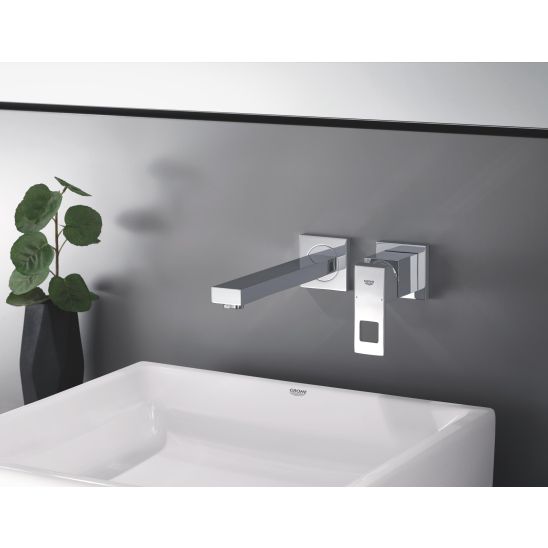 Set rubinetto per lavabo Grohe Eurocube 23447000, corpo incasso Grohe 23200002