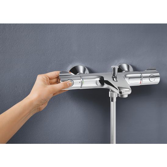 Set set doccia Grohe Euphoria 27421002, rubinetto per vasca e doccia Grohe Grohtherm 800 34567000