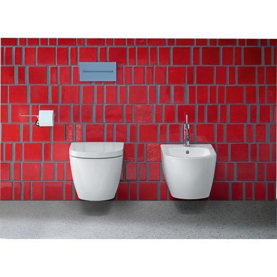 Set vaso WC Duravit ME by Starck 2529090000, copriwater Duravit ME by Starck 0020090000