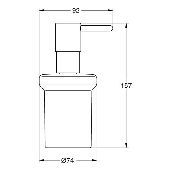 Set scopino WC Grohe Essentials 40374001, portarotolo Grohe Essentials 40367001, 40369001, 40365001, 40394001, 40364001