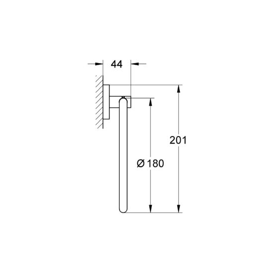 Set scopino WC Grohe Essentials 40374001, portarotolo Grohe Essentials 40367001, 40369001, 40365001, 40394001, 40364001