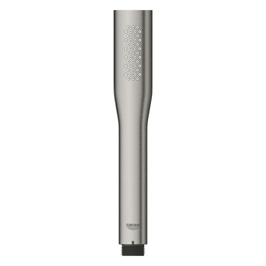 Set soffione doccia con braccio Grohe Rainshower 26558DC0, rubinetto per vasca e doccia Grohe Essence 24058DC1, 26658DC0, 27400DC0, 28362DC1