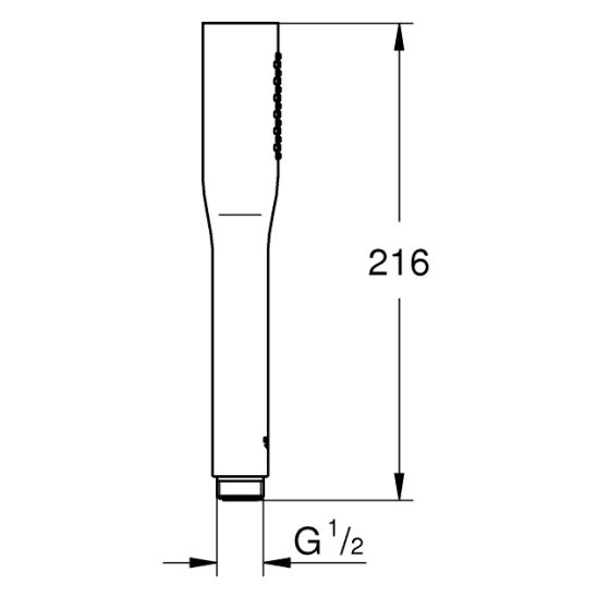 Set rubinetto per vasca e doccia Grohe Essence 24058DC1, bocca di erogazione per rubinetto Grohe Essence 13449DC1, 26658DC0, 27400DC0, 28362DC1