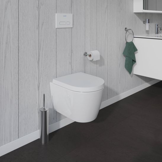 Set vaso WC Duravit ME by Starck 2530092000, copriwater Duravit ME by Starck 0020190000