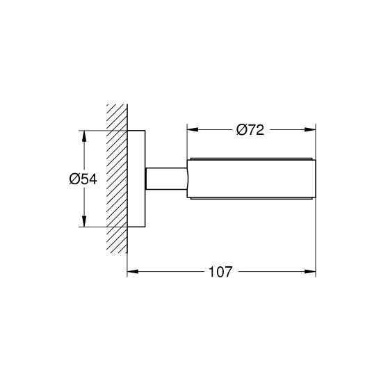 Set placca di comando Grohe Skate 38732A00, scopino WC Grohe Essentials 40374A01, 40367A01, 40369A01, 40365A01, 40394A01, 40364A01