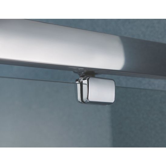 Set box doccia Oltens Vorma 20101100, piatto doccia semicircolare Oltens Superior 16001000