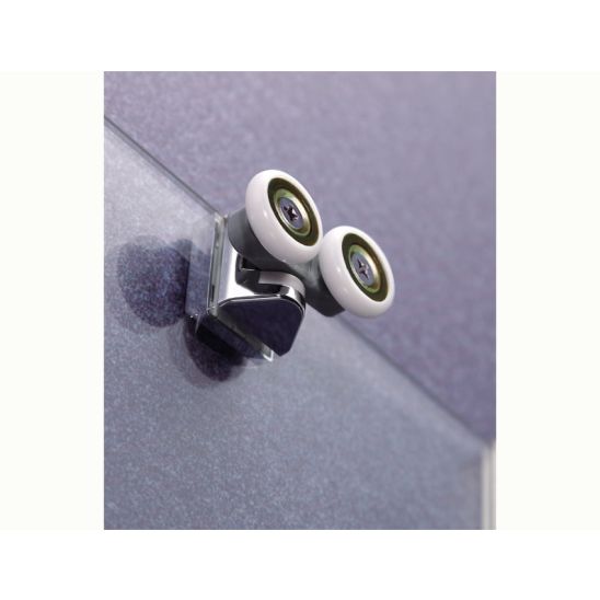 Set box doccia Oltens Vorma 20102100, piatto doccia semicircolare Oltens Superior 16002000