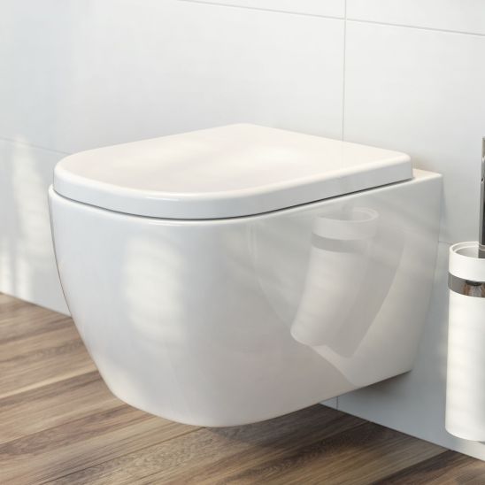 Set vaso WC Oltens Vernal 42002000, modulo di installazione Tece Base 9400407, 45103000, 9.240.400