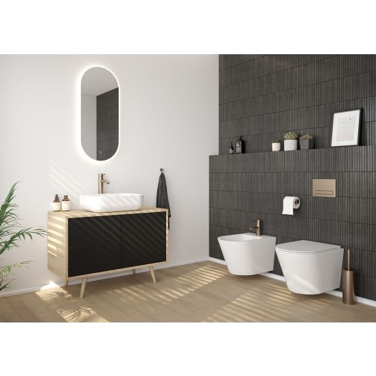 Set vaso WC Oltens Jog 42501000, copriwater Oltens Jog 45116000