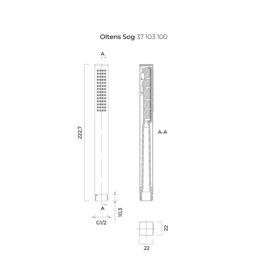 Set rubinetto per vasca e doccia Oltens Onega 34602100, soffione doccia Oltens Atran 37005100, 39401100, 39303100, 37103100, 37200100