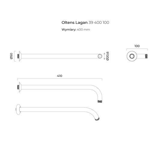 Set rubinetto per vasca e doccia Oltens Onega 34601100, soffione doccia Oltens Sondera 37002100, 39400100, 37102100, 39304100, 37200100