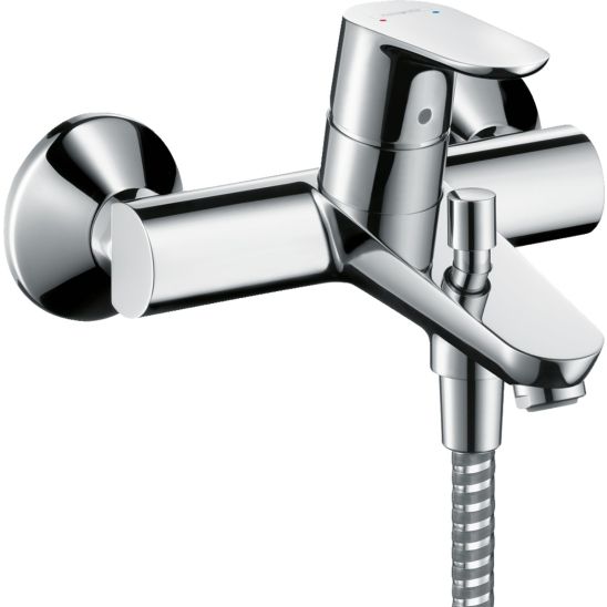 Set rubinetto per vasca e doccia Hansgrohe Focus 31940000, rubinetto per lavabo Hansgrohe Focus 31730000