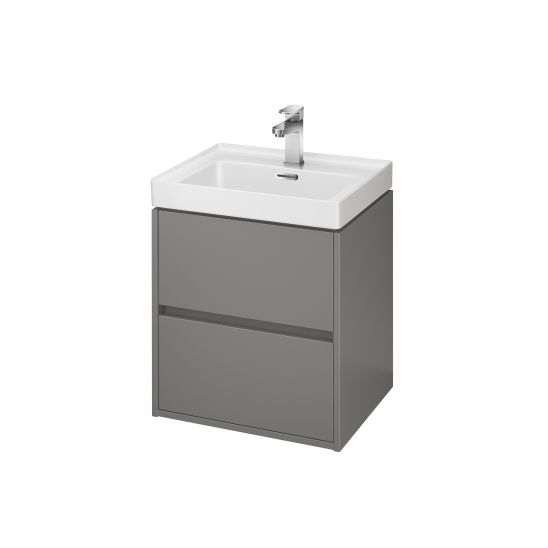 Set armadietto Cersanit Crea S924-007, lavabo Cersanit Crea K114-005