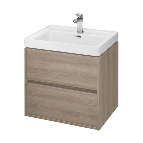Set armadietto Cersanit Crea S924-008, lavabo Cersanit Crea K114-006