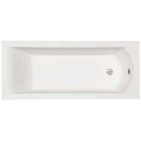 Set vasca da bagno rettangolare Besco Shea #WAS-150-PK, rivestimento per vasca da bagno Besco #OAP-150-UNI