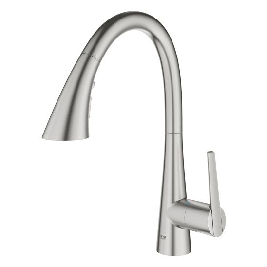 Set rubinetto da cucina Grohe Zedra 32294DC2, lavello in granito Grohe K700 31654AP0