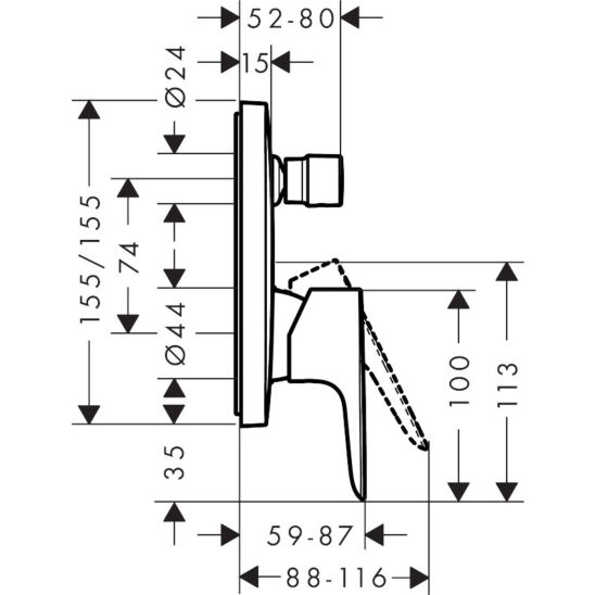 Set soffione doccia Hansgrohe Raindance 26238670, rubinetto per vasca e doccia Hansgrohe Talis E 71745670, 26520670, 01800180, 28387670, 26455670, 28276670