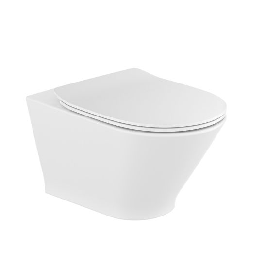 Set vaso WC con copriwater a discesa lenta Roca Gap Round A34H0N8000, modulo di installazione Roca Duplo One A890070020, A890189206, A890063000