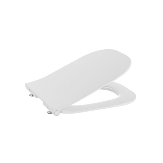 Set WC monoblocco Roca Square A34273A000, sistema di scarico WC Roca Gap Square A341470000, A801732001