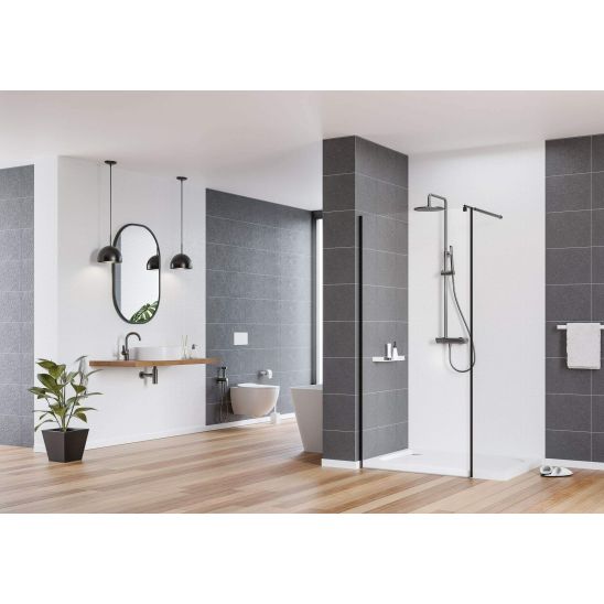 Set porta doccia Deante Kerria Plus KTSXN42P, parete doccia walk-in Deante Kerria Plus KTS_N30P