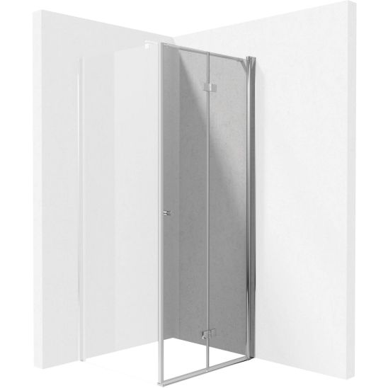 Set porta doccia Deante Kerria Plus KTSX041P, parete doccia walk-in Deante Kerria Plus KTS_038P
