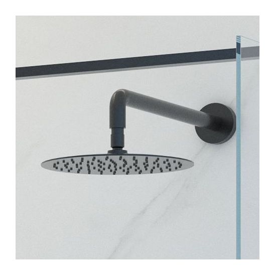 Set soffione doccia Oltens Vindel 37000300, telaio della doccia Oltens Aera 39405300