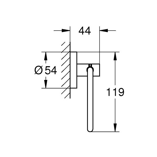 Set placca di comando Grohe Skate 38732AL0, scopino WC Grohe Essentials 40374AL1, 40689AL1, 40364AL1