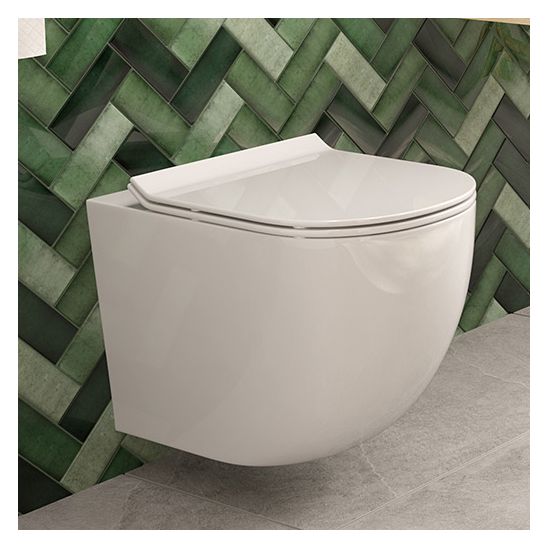 Set vaso WC Oltens Hamnes 42052000, copriwater Oltens Hamnes 45110000