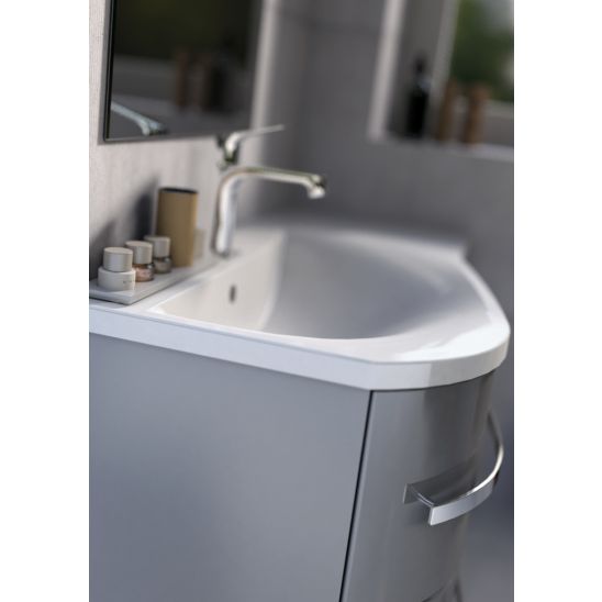 Set armadietto Oristo Opal OR30-SD4S-90-1-P, lavabo Oristo Opal UME-OP-90-92-P