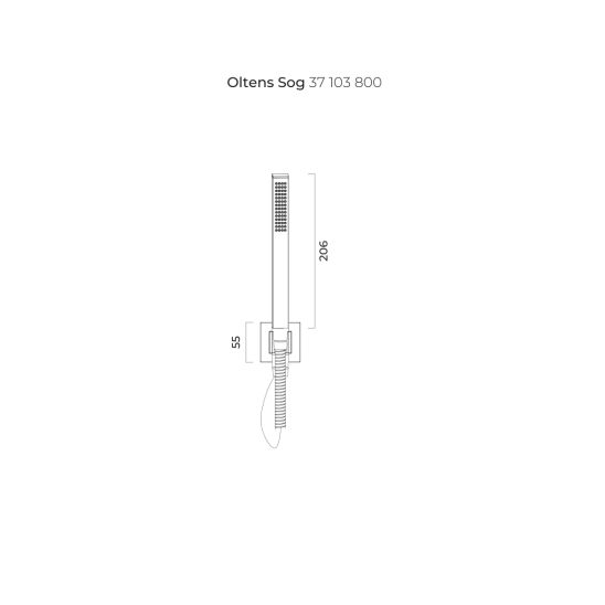 Set asta doccia Oltens Alling 37300800, doccetta Oltens Sog 37103800, 37201800