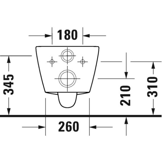 Set vaso WC con copriwater a discesa lenta Duravit D-Neo 45770900A1, modulo di installazione Duravit DuraSystem WD1029000000, WD5009011000