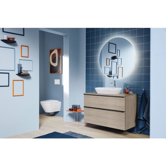 Set vaso WC con copriwater a discesa lenta Duravit D-Neo 45770900A1, modulo di installazione Duravit DuraSystem WD1029000000, WD5009011000