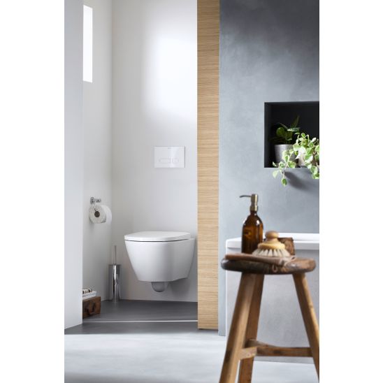 Set vaso WC con copriwater a discesa lenta Duravit D-Neo 45770900A1, modulo di installazione Duravit DuraSystem WD1029000000, WD5009011000