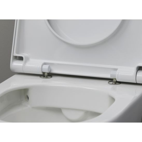 Set vaso WC con copriwater a discesa lenta Duravit D-Neo 45770900A1, modulo di installazione Duravit DuraSystem WD1029000000, WD5009011000
