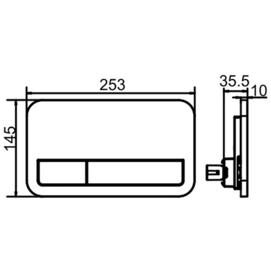 Set combi-Pack set con copriwater Villeroy & Boch Subway 2.0 5614R2R1, modulo di installazione Villeroy & Boch ViConnect 92242700, 922490AN