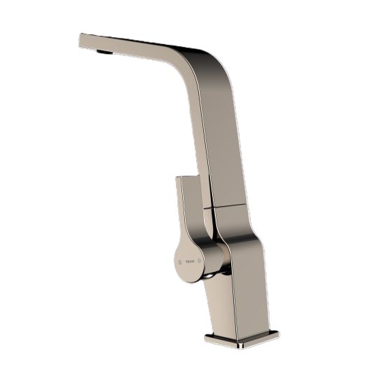 Set lavello in acciaio con sifone Teka Flexlinea 115000024, rubinetto da cucina Teka ICC 116030005