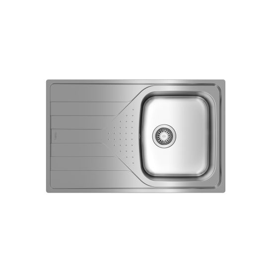 Set lavello in acciaio con sifone Teka Universe 115110011, rubinetto da cucina Teka IN 469781200